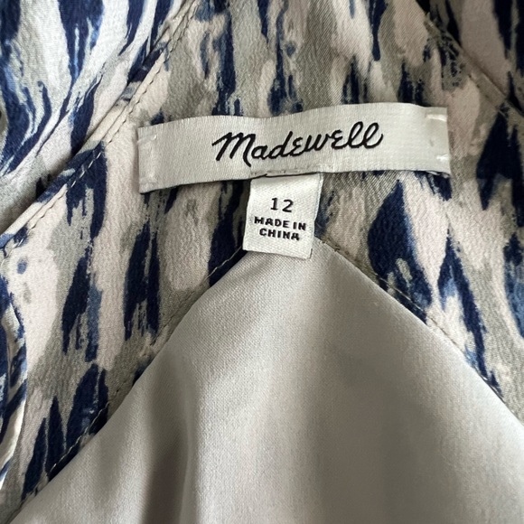 MADEWELL SILK SUNLIGHT CAMI DRESS SIZE 12 - Picture 7 of 8